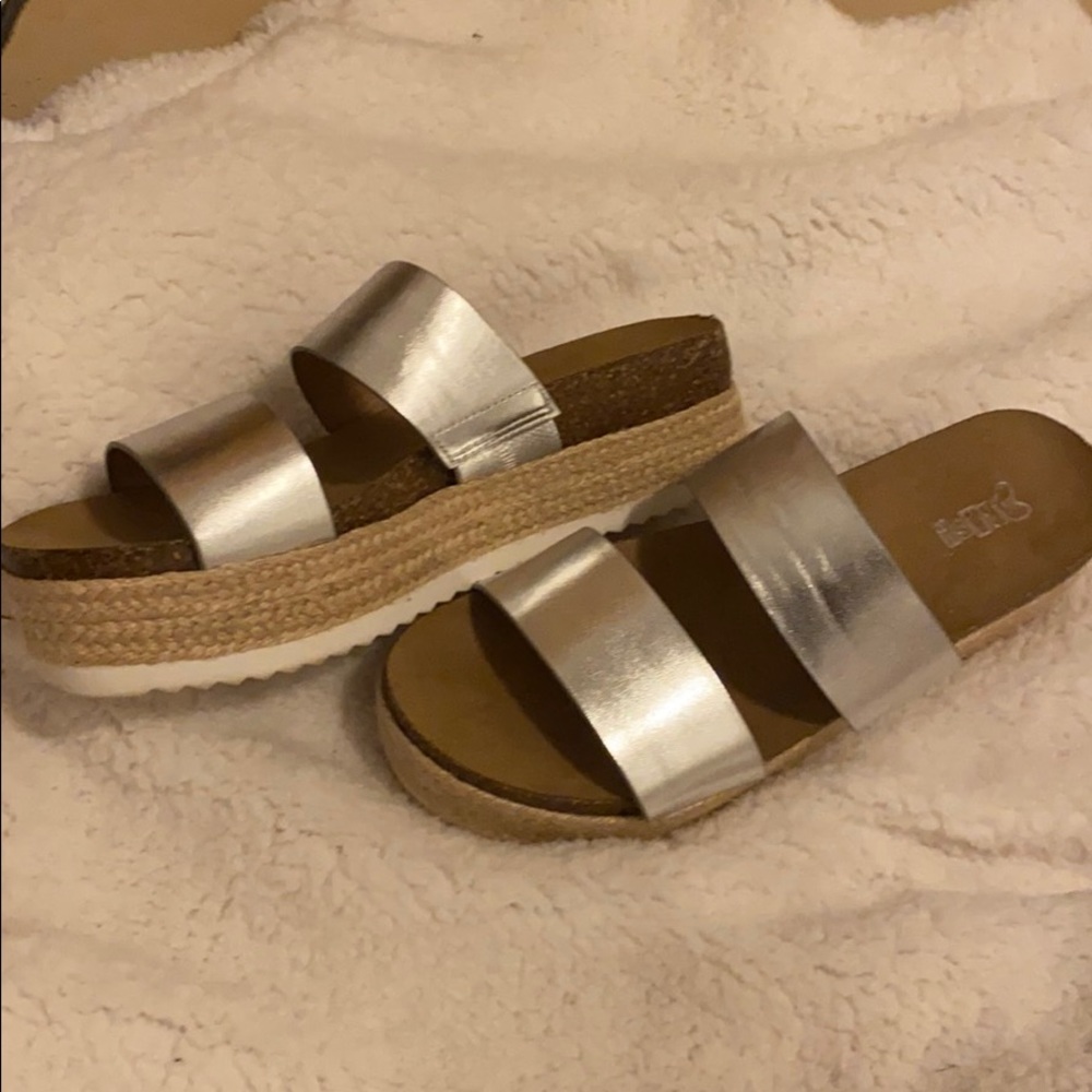Gray espadrilles